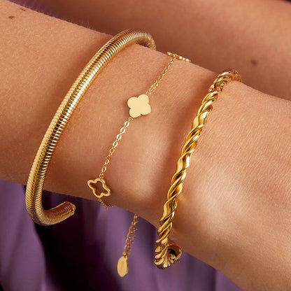 CLOVIE ARMBAND | 14K GULDPLÄTERAT