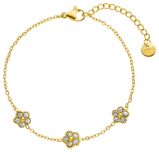 BLOSSOM-ARMBAND | 14K GULDPLÄTERAT